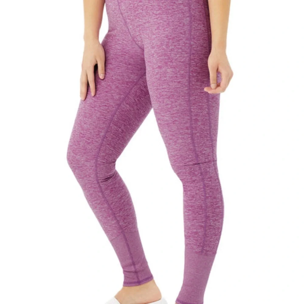 ALO Yoga Purple Heather High-Waist Leggings